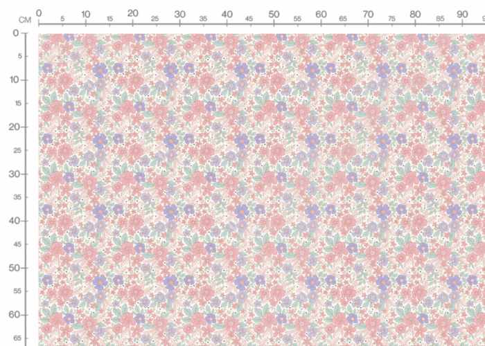 Tissu Fleuri Joie de Vivre Laura Petit, 10 tissus au choix – Image 2