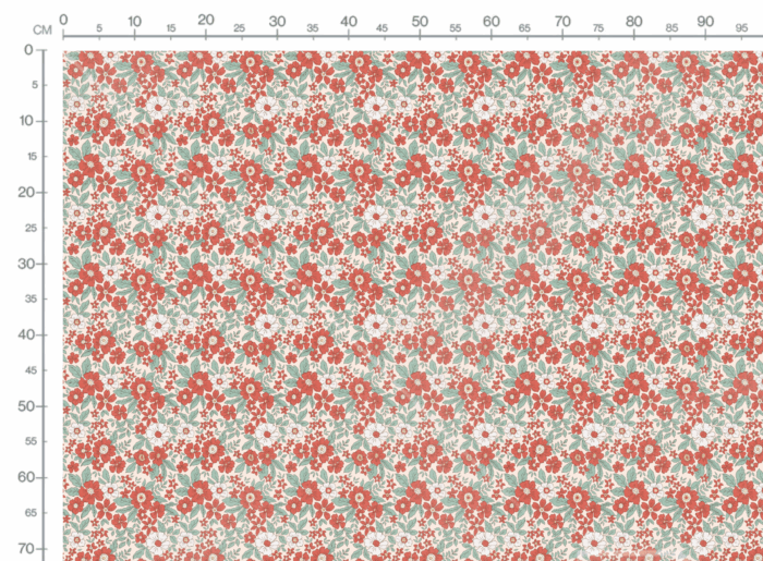 Tissu Fleuri Joie de Vivre Manon Petit, 10 tissus au choix – Image 3