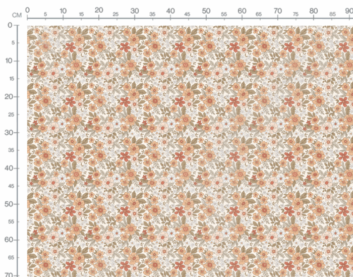 Tissu Fleuri Joie de Vivre Marion Petit, 10 tissus au choix – Image 2