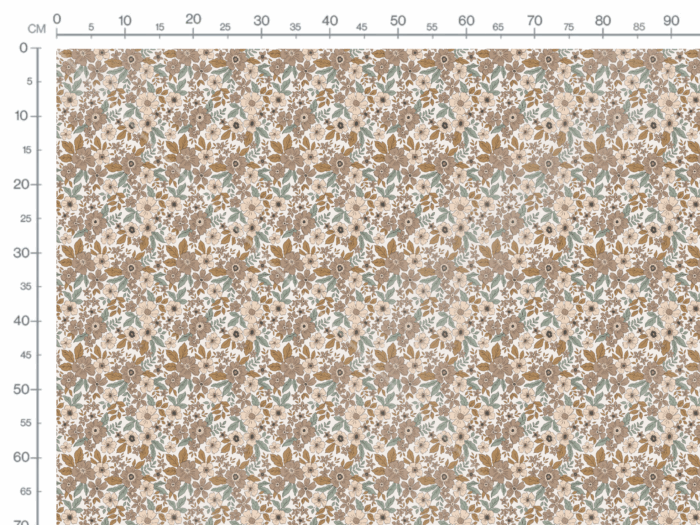 Tissu Fleuri Joie de Vivre Sarah, 10 tissus au choix – Image 3