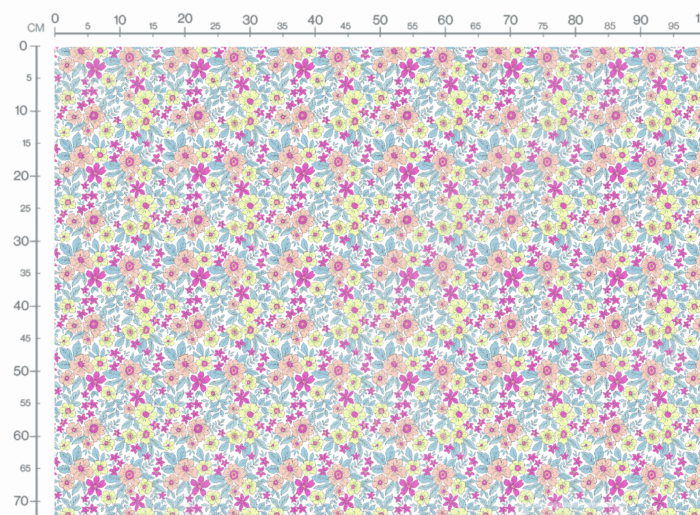 Tissu Fleuri Joie de Vivre Vanessa Petit, 10 tissus au choix – Image 4