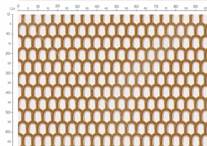 Tissu Imprimé Rétro Groovy Motifs, 10 tissus au choix – Image 3