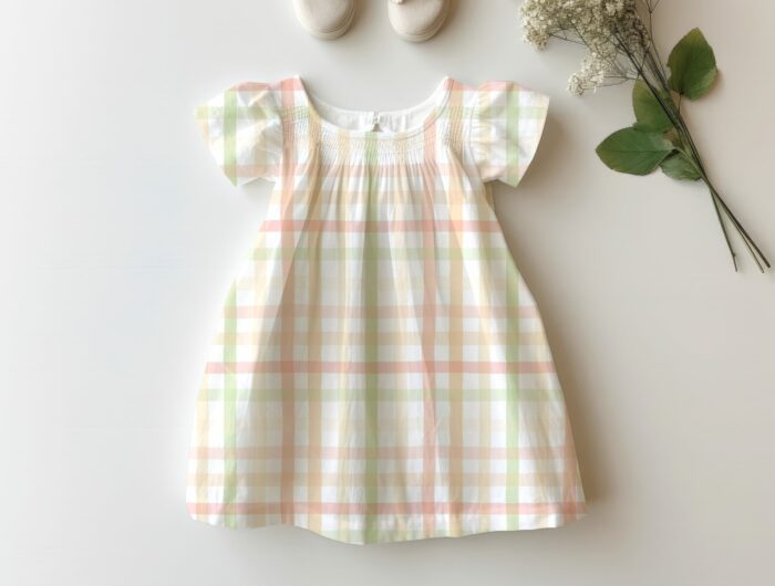 Tissu Imprimé Carreaux Vichy Printemps, 10 tissus au choix – Image 4