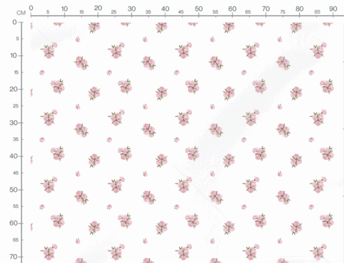 Tissu Imprimé Fleurs Roses Bouquets Romantiques, 3 tailles et 10 tissus au choix – Image 5