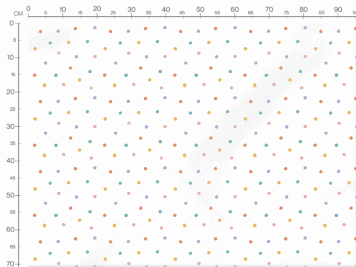 Tissu Imprimé Pois Couleurs, 10 tissus au choix – Image 3