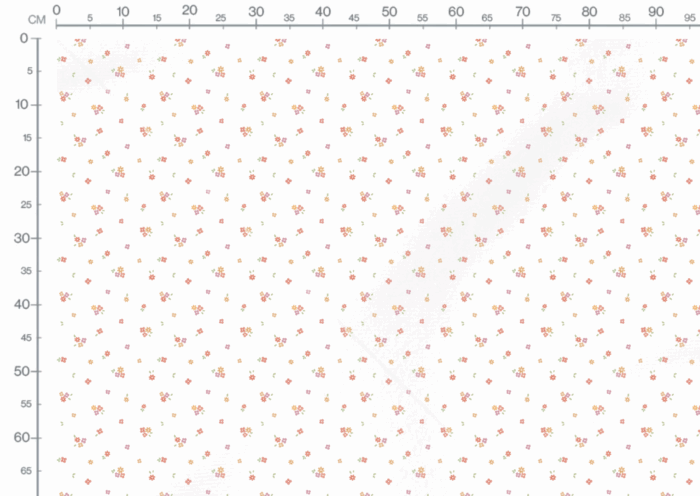 Tissu Imprimé Fleuri Petits Bonheurs, 2 coloris et 10 tissus au choix – Image 4