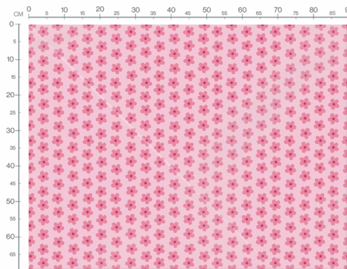 Tissu Imprimé Fleurs Simples Rose, 10 tissus au choix – Image 3