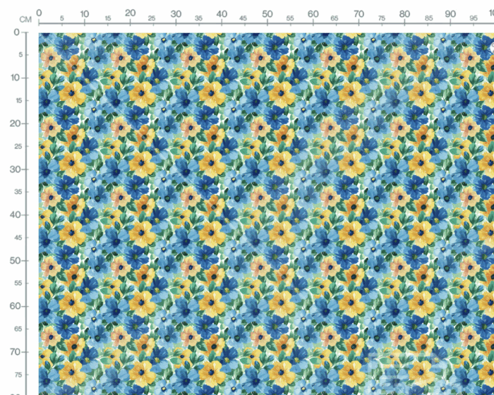 Tissu Imprimé Fleurs Printemps Anna, 10 tissus au choix – Image 3