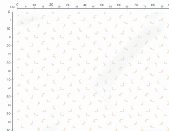 Tissu Imprimé Petites Lunes Minimalistes, 3 coloris et 11 tissus au choix – Image 3