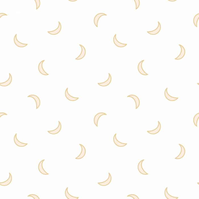 Tissu Imprimé Petites Lunes Minimalistes, 3 coloris et 11 tissus au choix