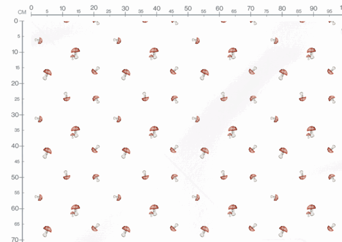 Tissu Imprimé Automne Champignon Amanite, 11 tissus au choix – Image 2