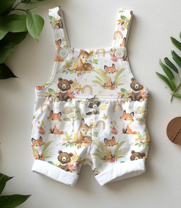 Tissu Exclusif Automne Foret Animaux Mignons, 11 tissus au choix – Image 4