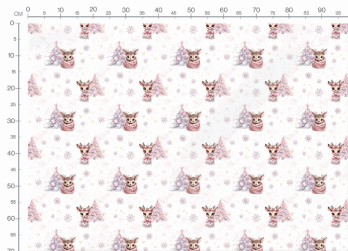 Tissu Exclusif Noel Mignon Renne, 11 tissus au choix – Image 4