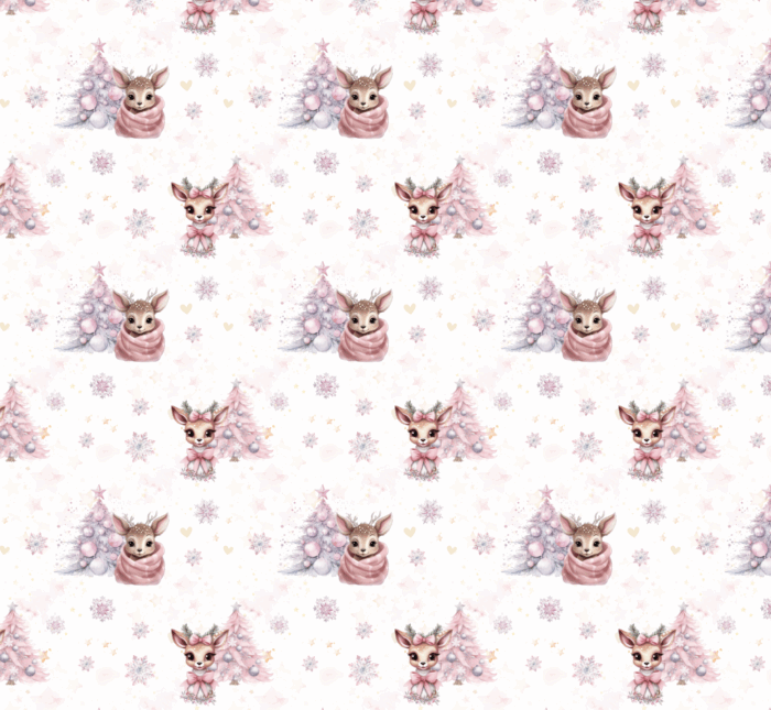 Tissu Exclusif Noel Mignon Renne, 11 tissus au choix – Image 3