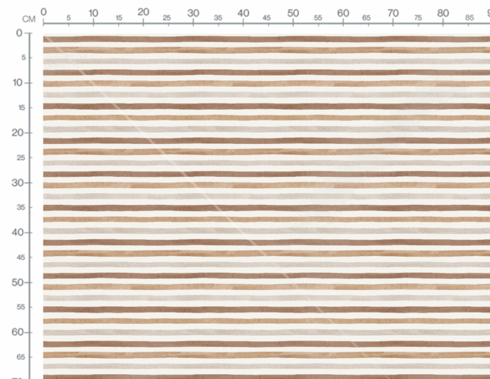Tissu Imprimé Rayures Aquarelle Marron, 4 coloris et 11 tissus au choix – Image 3