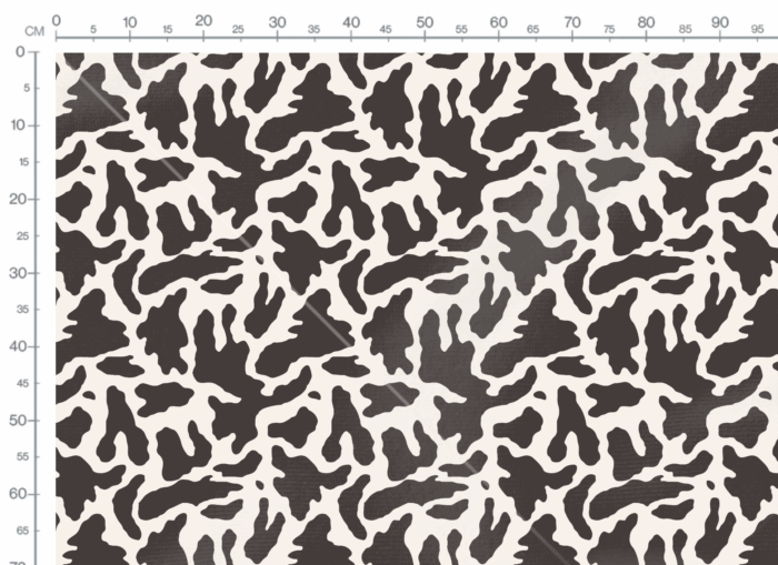 Tissu Imprimé Animal Blanc et Noir, 11 tissus au choix – Image 3