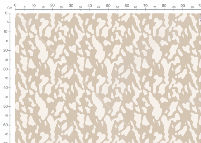 Tissu Imprimé Animal Creme, 11 tissus au choix – Image 3