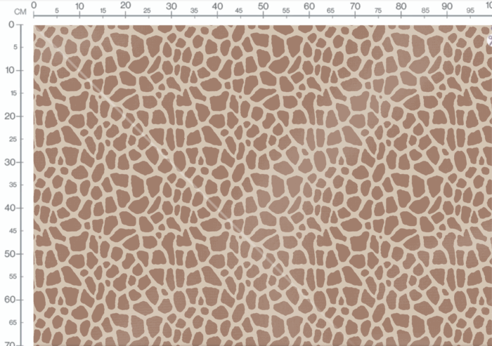 Tissu Imprimé Animal Girafe, 11 tissus au choix – Image 3