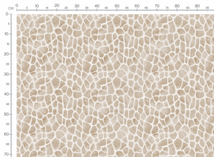 Tissu Imprimé Animal Girafe Creme Aquarelle, 11 tissus au choix – Image 3