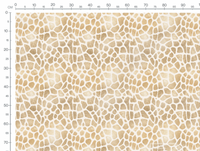 Tissu Imprimé Animal Girafe Gold, 11 tissus au choix – Image 3