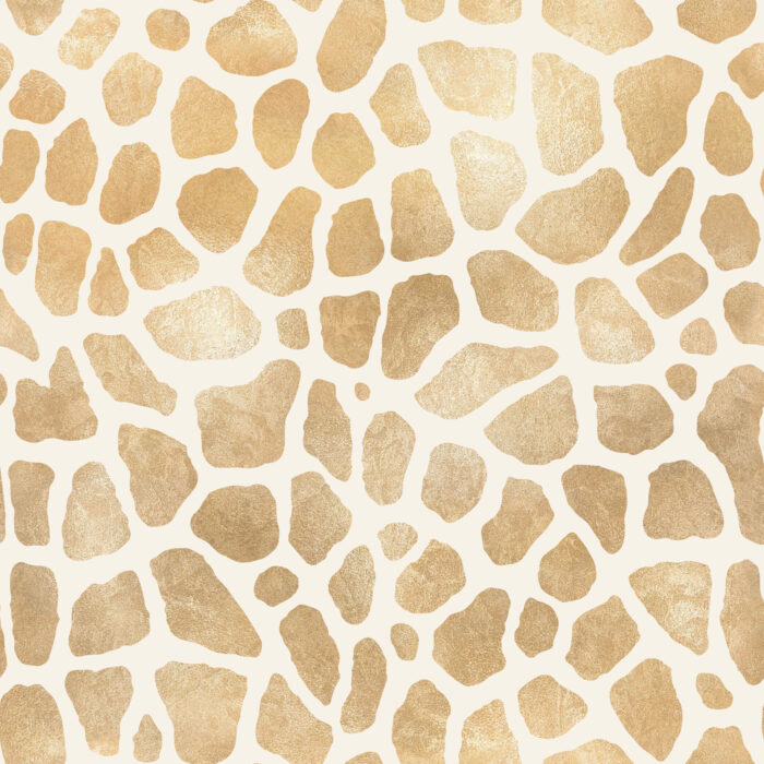 Tissu Imprimé Animal Girafe Gold, 11 tissus au choix