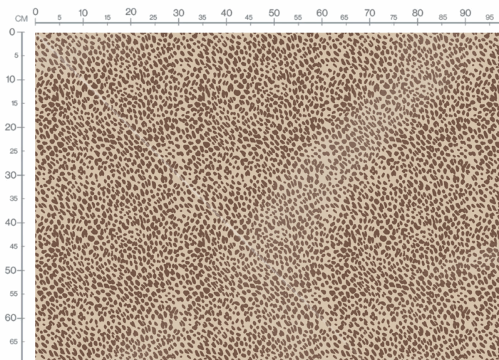Tissu Imprimé Animal Guepard Beige, 11 tissus au choix – Image 3