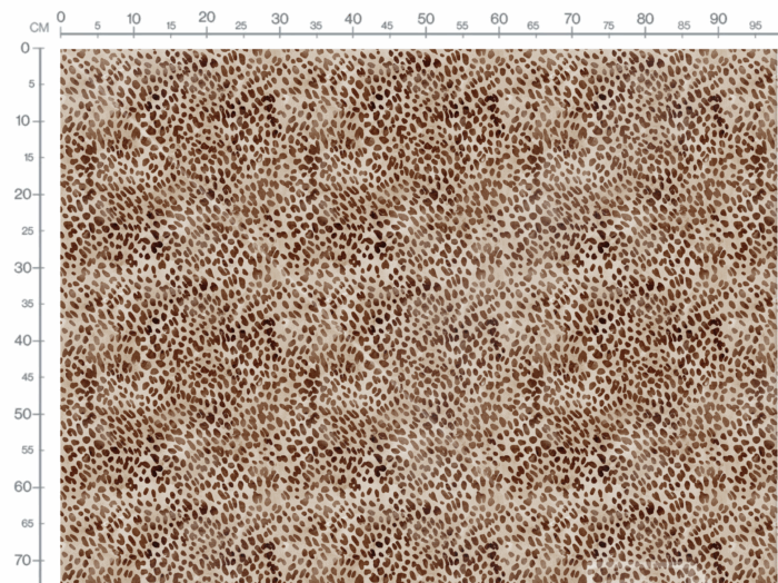 Tissu Imprimé Animal Guepard Beige Aquarelle, 11 tissus au choix – Image 3