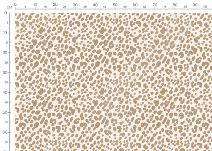 Tissu Imprimé Animal Leopard Creme, 11 tissus au choix – Image 4