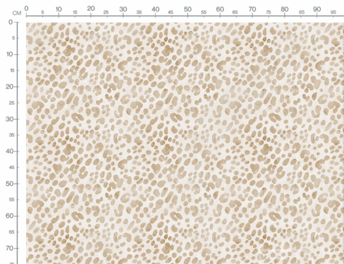 Tissu Imprimé Animal Leopard Creme Aquarelle, 11 tissus au choix – Image 3