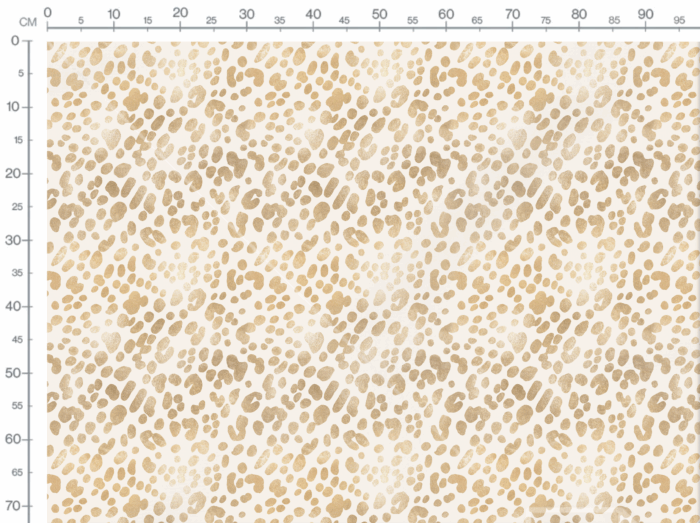 Tissu Imprimé Animal Leopard Creme Gold, 11 tissus au choix – Image 3