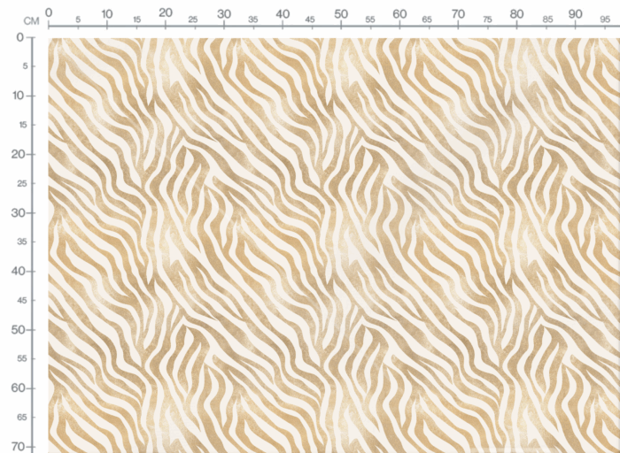 Tissu Imprimé Animal Tigre Gold, 11 tissus au choix – Image 3