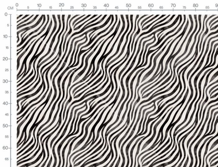 Tissu Imprimé Animal Zebre Aquarelle, 11 tissus au choix – Image 3