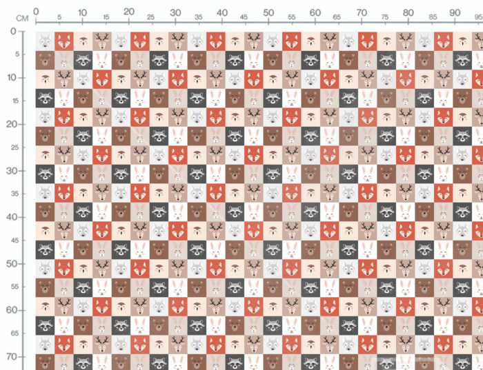 Tissu Imprimé Patchwork Automne Animaux, 11 tissus au choix – Image 3
