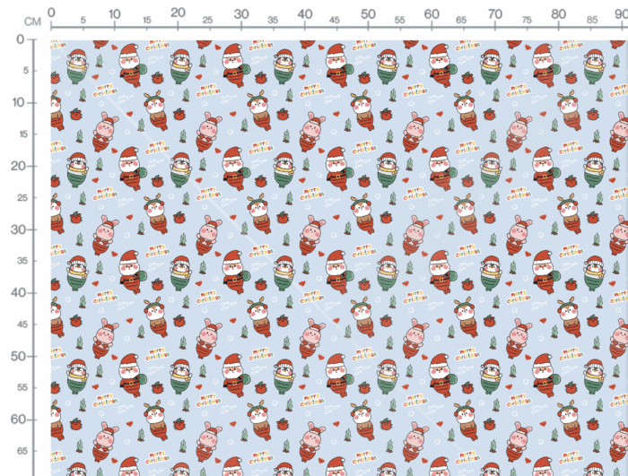 Tissu Imprimé Noel Merry Christmas Ocean, 11 tissus au choix – Image 3