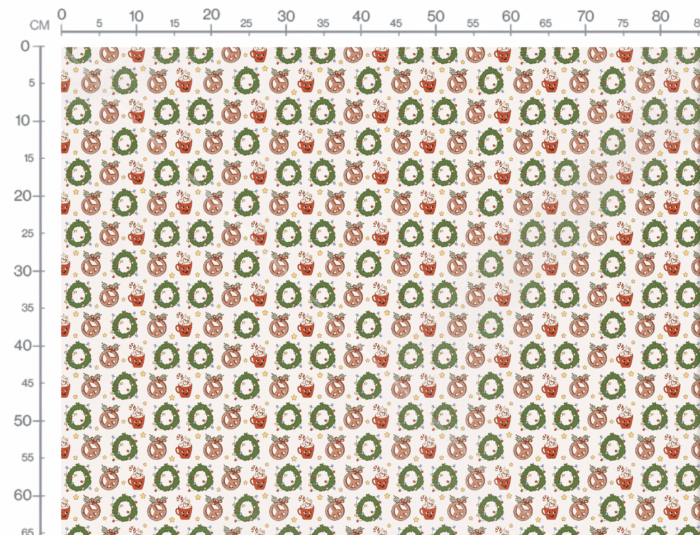 Tissu Imprimé Noel Retro Groovy Deco, 11 tissus au choix – Image 3