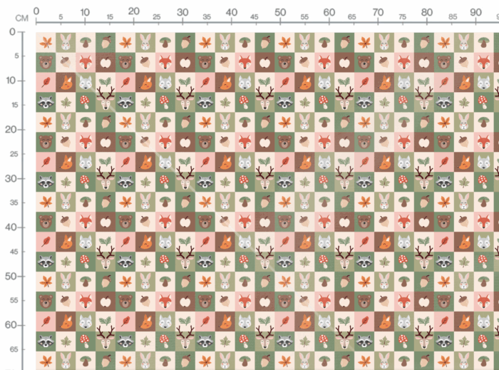 Tissu Imprimé Patchwork Automne Foret, 11 tissus au choix – Image 3