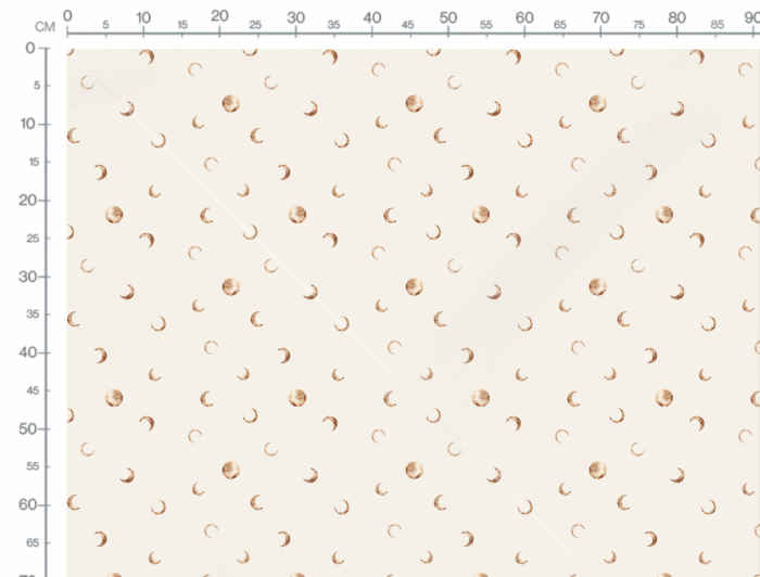 Tissu Imprimé Pleine Lune, 2 coloris et 11 tissus au choix – Image 3