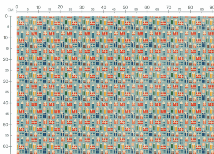 Tissu Imprimé Retro Noel Vintage Cadeaux, 11 tissus au choix – Image 3