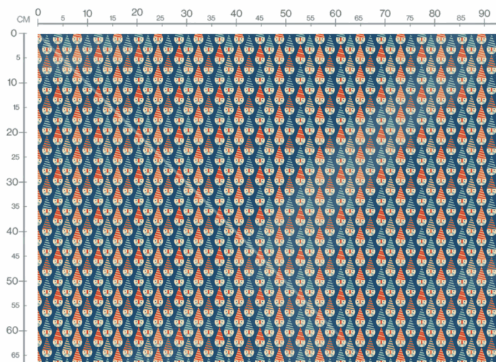 Tissu Imprimé Retro Noel Vintage Deco, 11 tissus au choix – Image 3