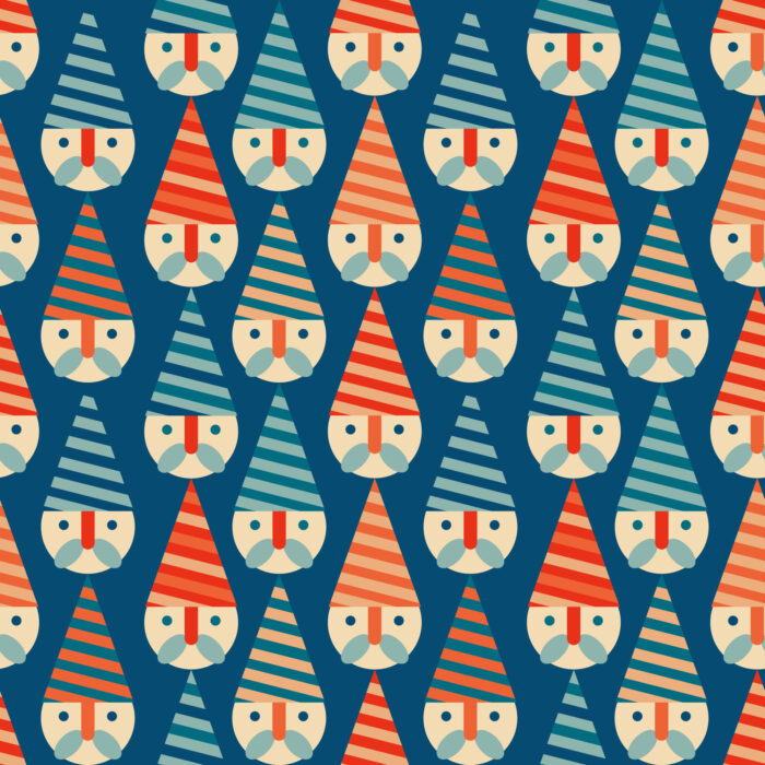 Tissu Imprimé Retro Noel Vintage Deco, 11 tissus au choix