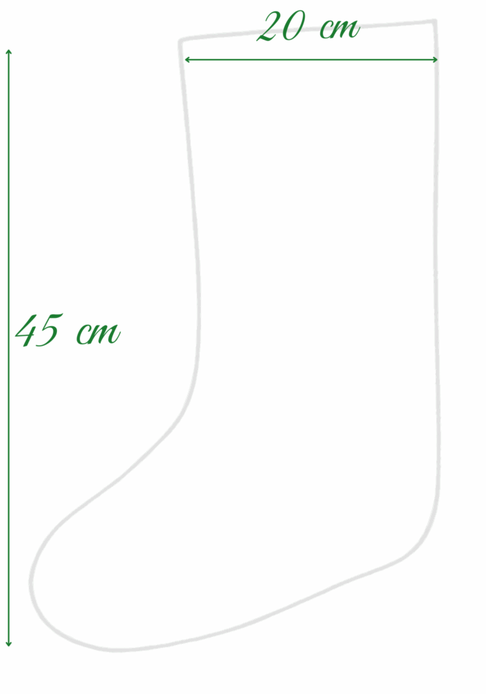 Panneau Chaussette de Noel Boho Pere Noel – Image 4