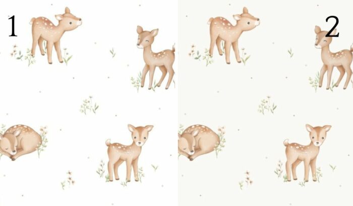Tissu Imprimé Faon Tout Mignon, 2 coloris et 11 tissus au choix – Image 3