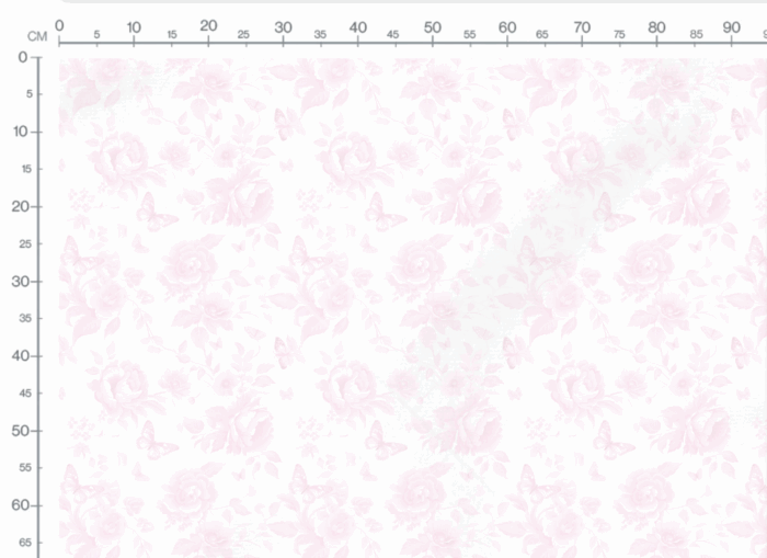 Tissu Inspiration Toile de Jouy Papillons Fleurs, 11 tissus au choix – Image 3