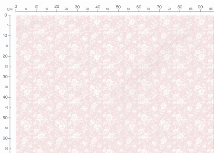 Tissu Inspiration Toile de Jouy Fleurs Vintage Rose, 11 tissus au choix – Image 3
