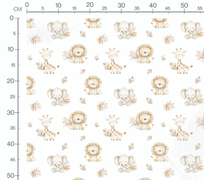 Tissu Exclusif Bebe Boho Jungle, 11 tissus au choix – Image 2