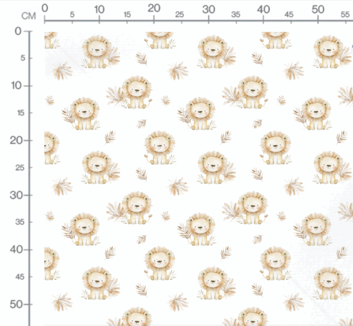Tissu Exclusif Bebe Boho Lion, 11 tissus au choix – Image 3