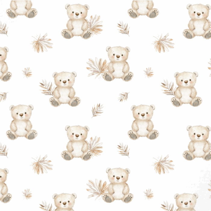 Tissu Exclusif Bebe Boho Ourson, 11 tissus au choix