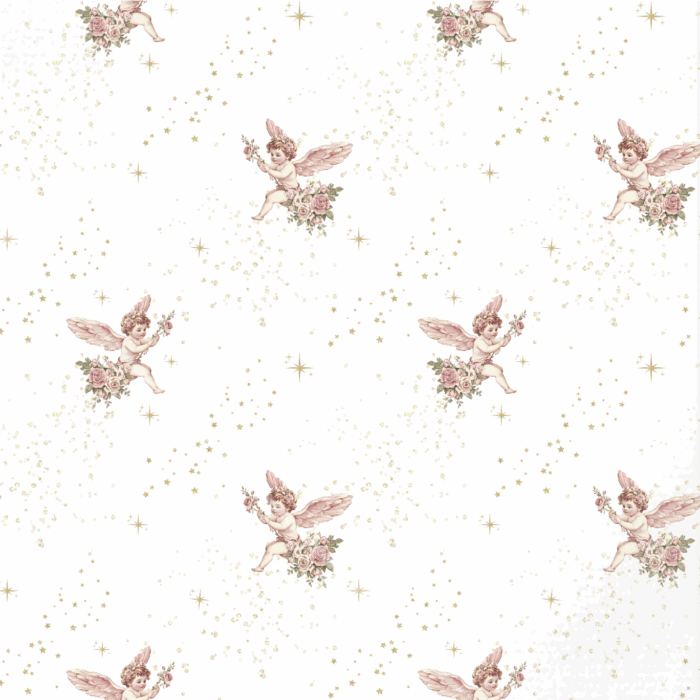 Tissu Exclusif Saint Valentin Cupidon, 11 tissus au choix