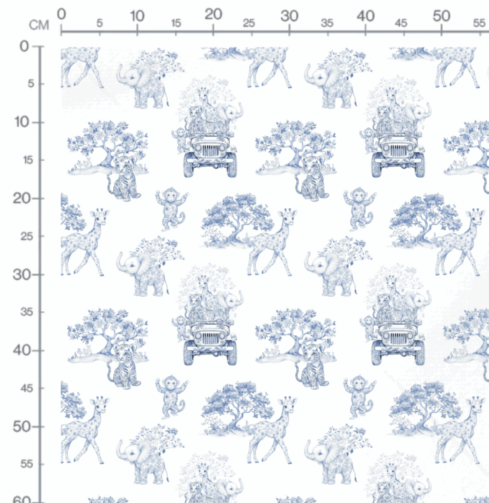 Tissu Exclusif Toile de Jouy Safari, 11 tissus au choix – Image 3