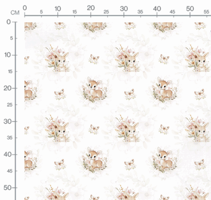 Tissu Exclusif Lapin Biche Papillon, 11 tissus au choix – Image 3
